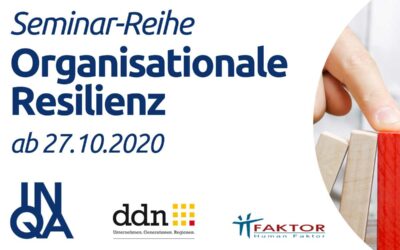 Online-Seminar-Reihe „Organisationale Resilienz“ ab 27.10.2020 online